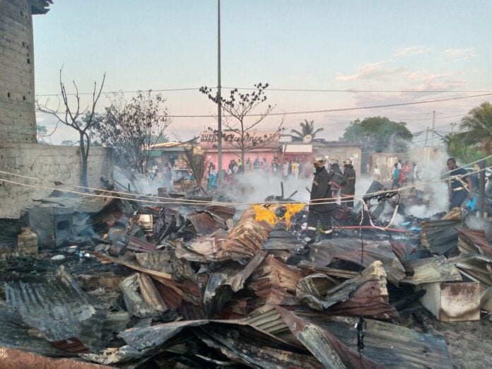 GABON-MEDIAS241-Faits divers : Sept maisons parties en fumée à Port-gentil