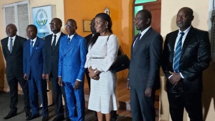 Medias241.com-GABON-Gabon: après sa confirmation par la cour constitutionnelle le bureau du CGE officiellement installé.