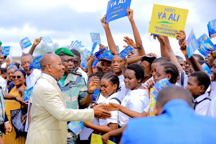Medias241.com-GABON-Tournée républicaine : Le Président Ali Bongo Ondimba reçoit un accueil triomphal à Lambaréné