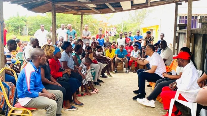Medias241.com-GABON-Élections générales 2023 : Franck Nguema en conquérant à Akanda pour Ali Bongo